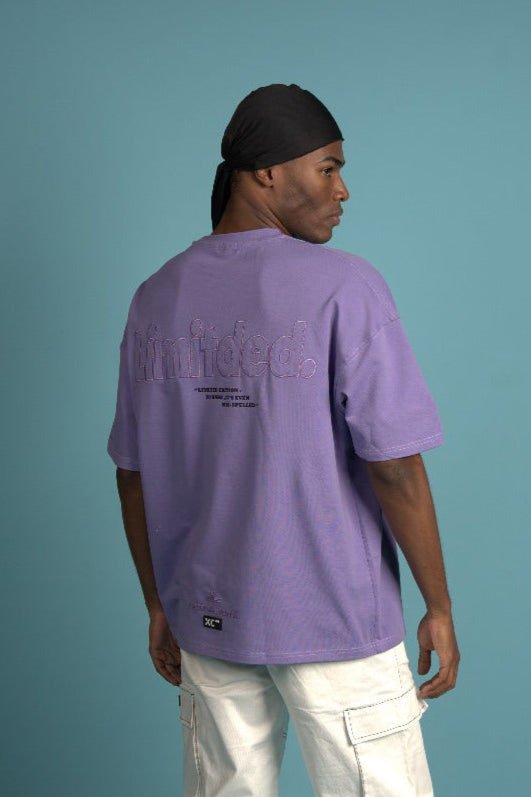 PURPLE MIS-SPELLED TSHIRT XC 500