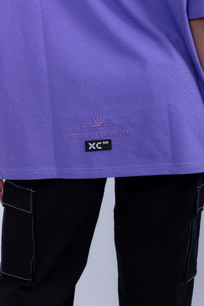 PURPLE MIS-SPELLED TSHIRT XC 500