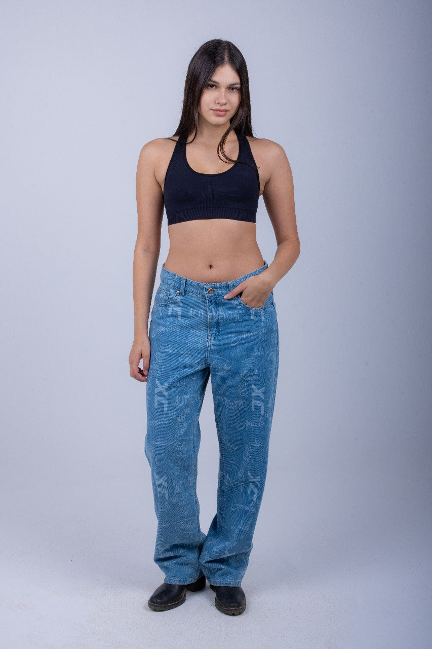 FULL PRINT BLUE JEANS XC 200