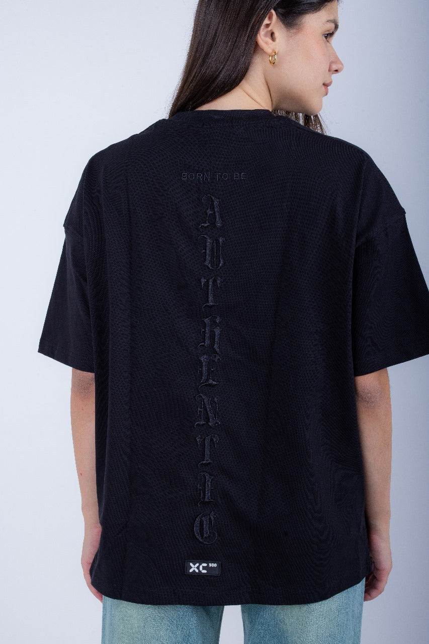 BLACK AUTHENTIC TSHIRT XC 500