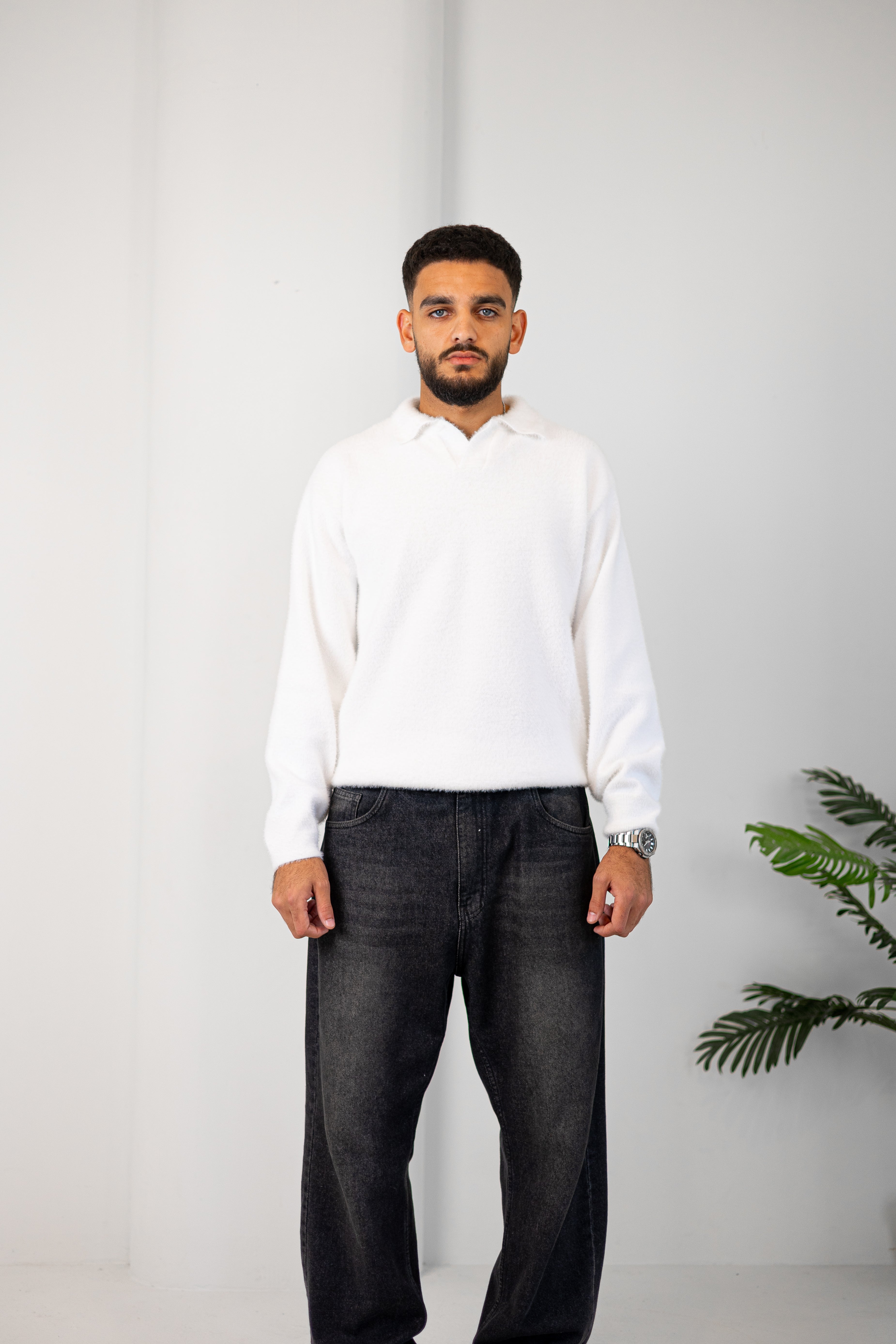 White Mohair Sweater