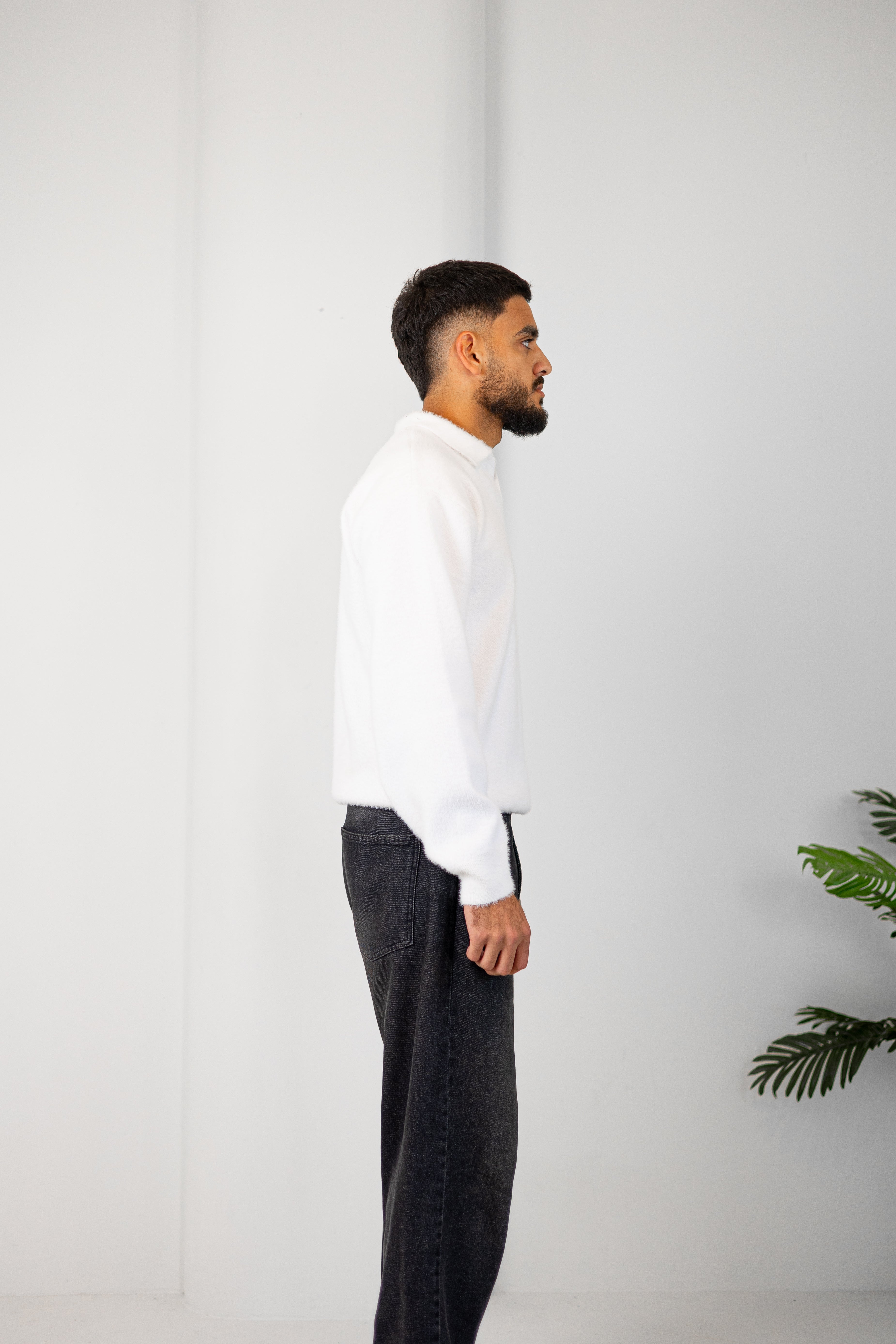 White Mohair Sweater