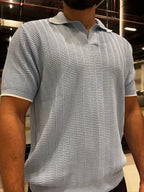Baby Blue Riviera V Polo