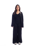 Midnight Black Knitted 3 Piece Set