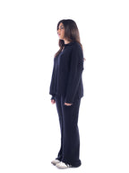 Midnight Black Knitted 2 Piece Set