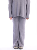 Pearl Grey Knitted Pants