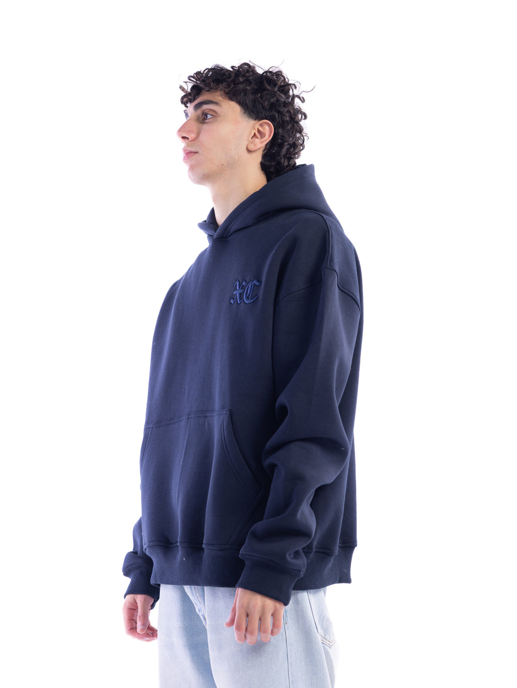 NAVY BLUE RARE AS X HOODIE