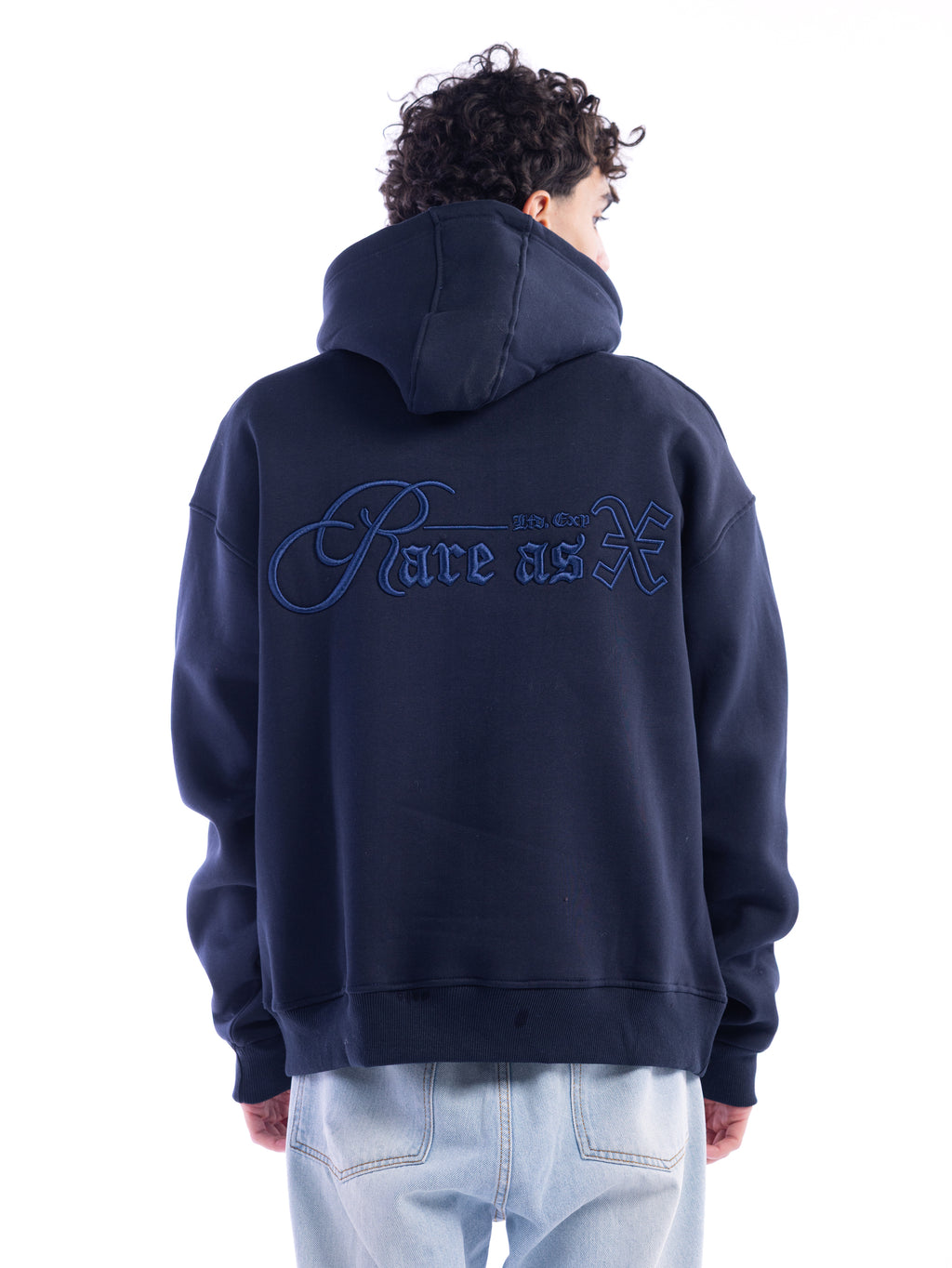 NAVY BLUE RARE AS X HOODIE