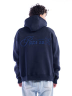 NAVY BLUE RARE AS X HOODIE