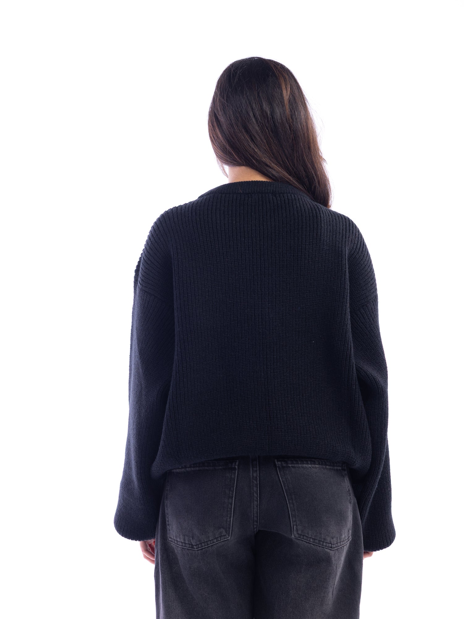 Black Knitted Sweater