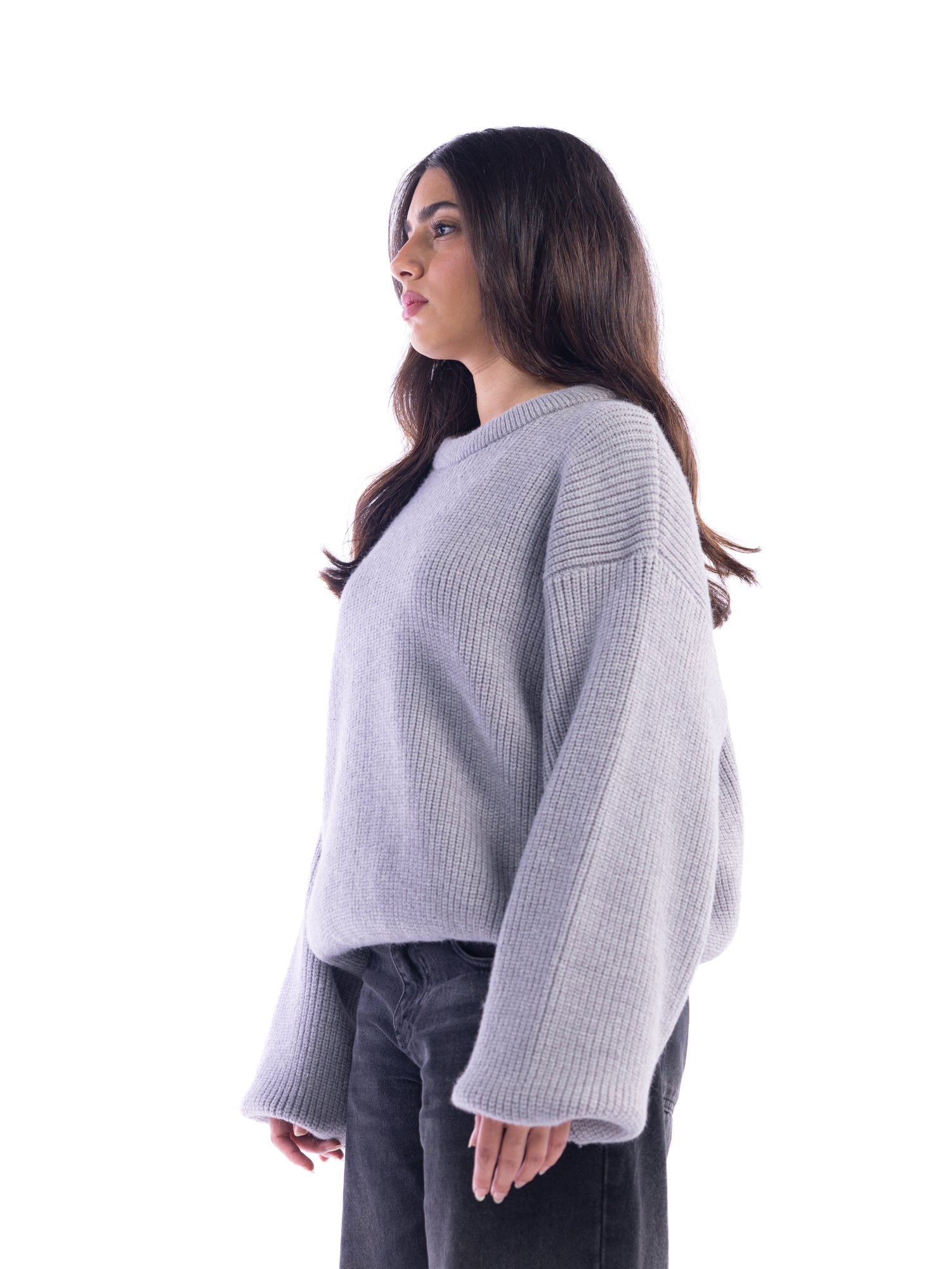 Grey Knitted Sweater