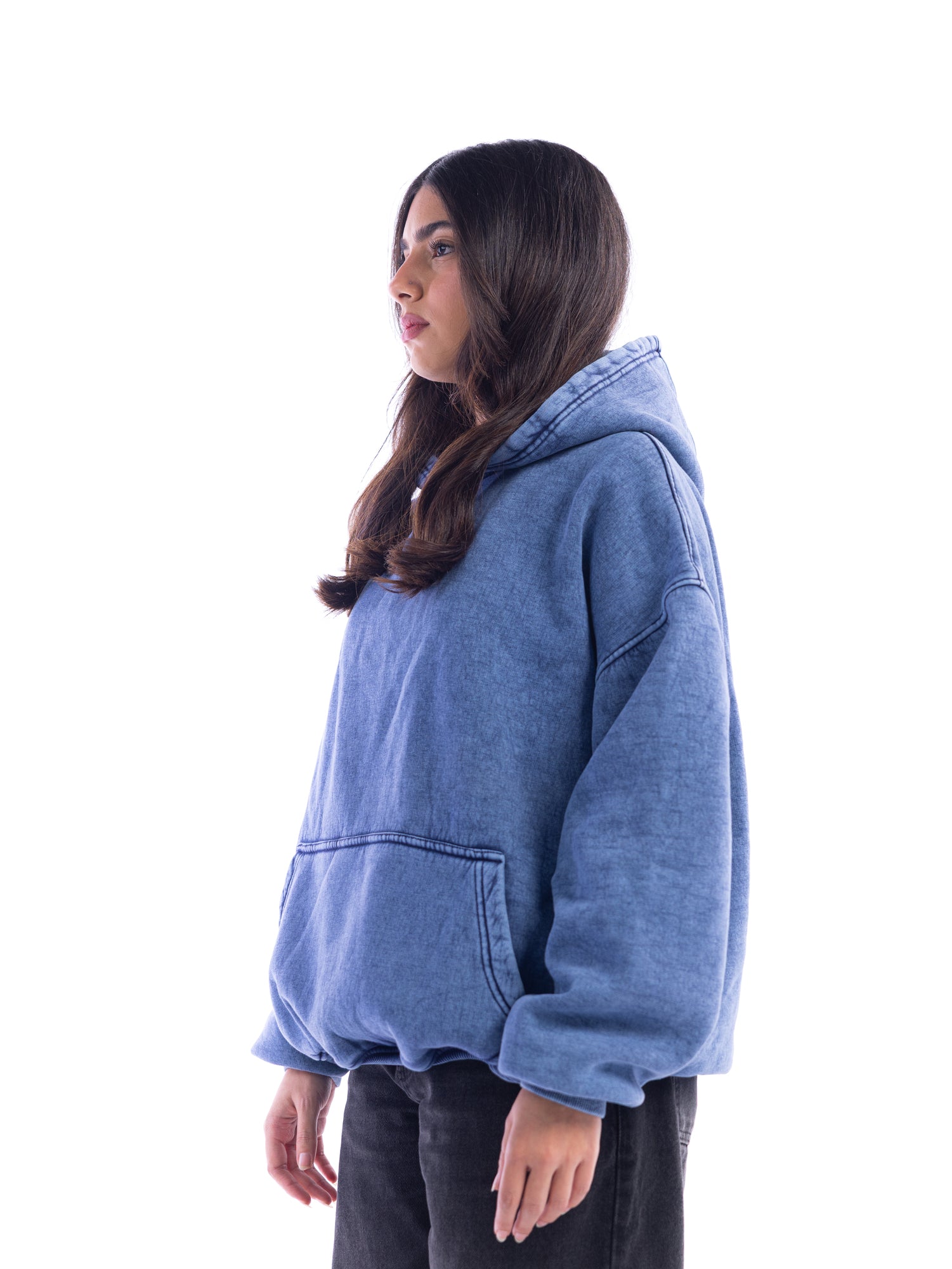 Washed Blue Hoodie