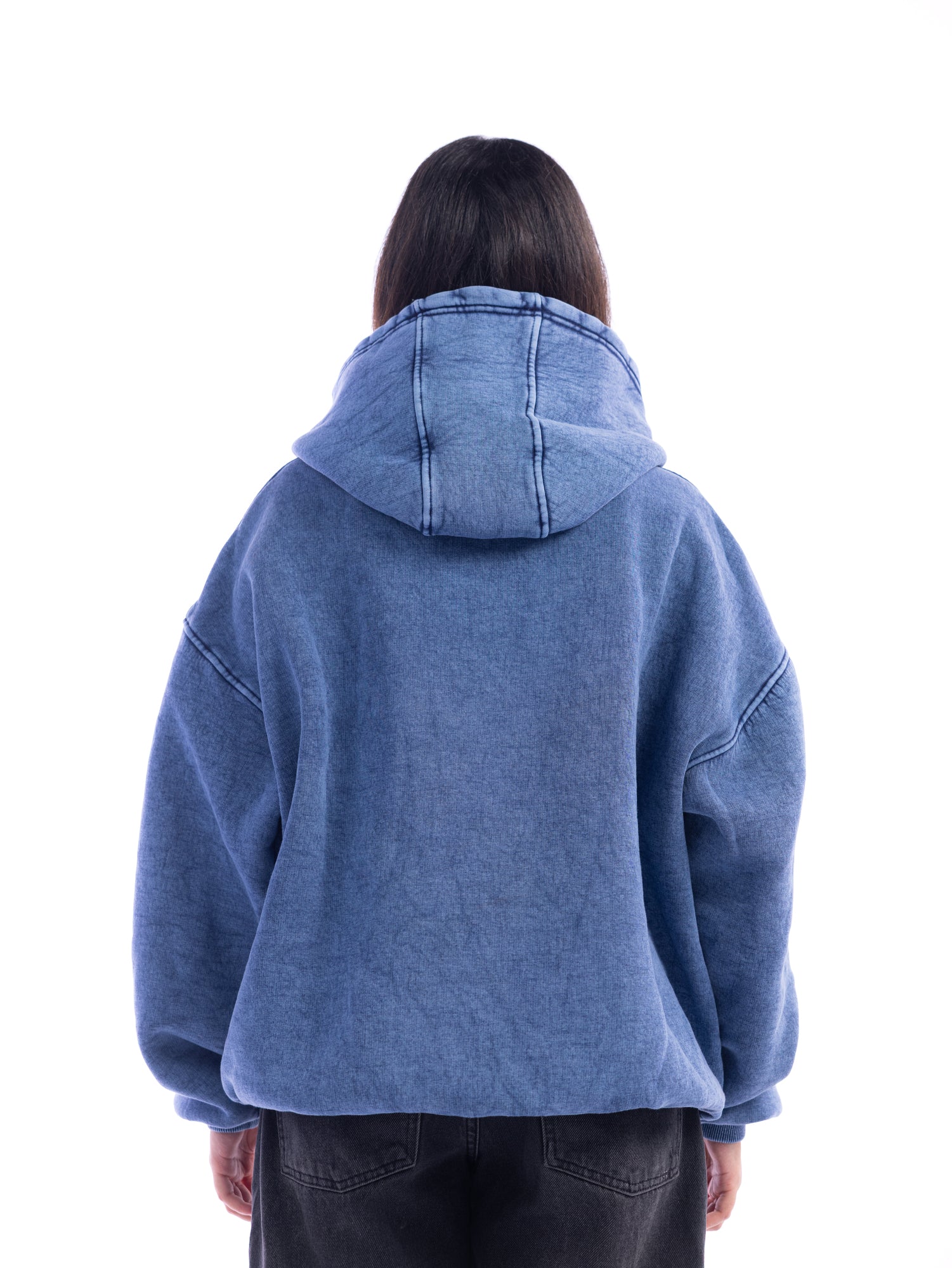 Washed Blue Hoodie
