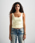 Butter Yellow Dawn Lace Top