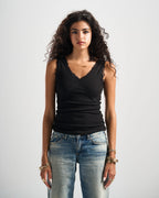 Black Celestial Lace Top
