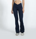 Navy Blue Criss Cross Yoga Pants