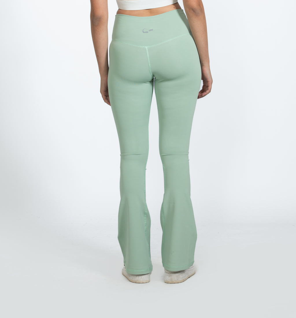Sage Green Criss Cross Yoga Pants