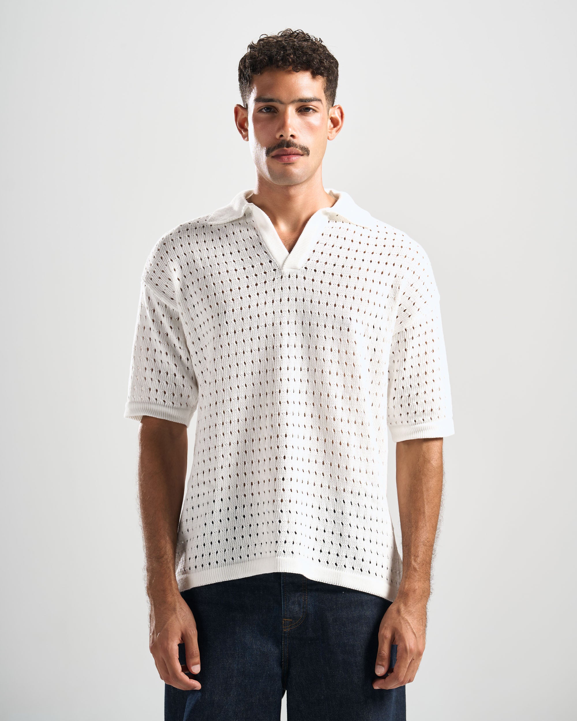 White Breezeway Knit Shirt