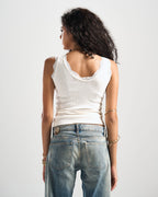 White Celestial Lace Top
