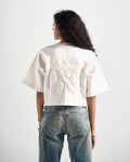 White Signature Cropped Tshirt LIMITED
