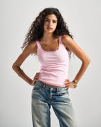 Baby Pink Dawn Lace Top