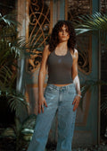 Charcoal Grey Halter Top