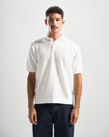 White Hunter Ribbed Polo