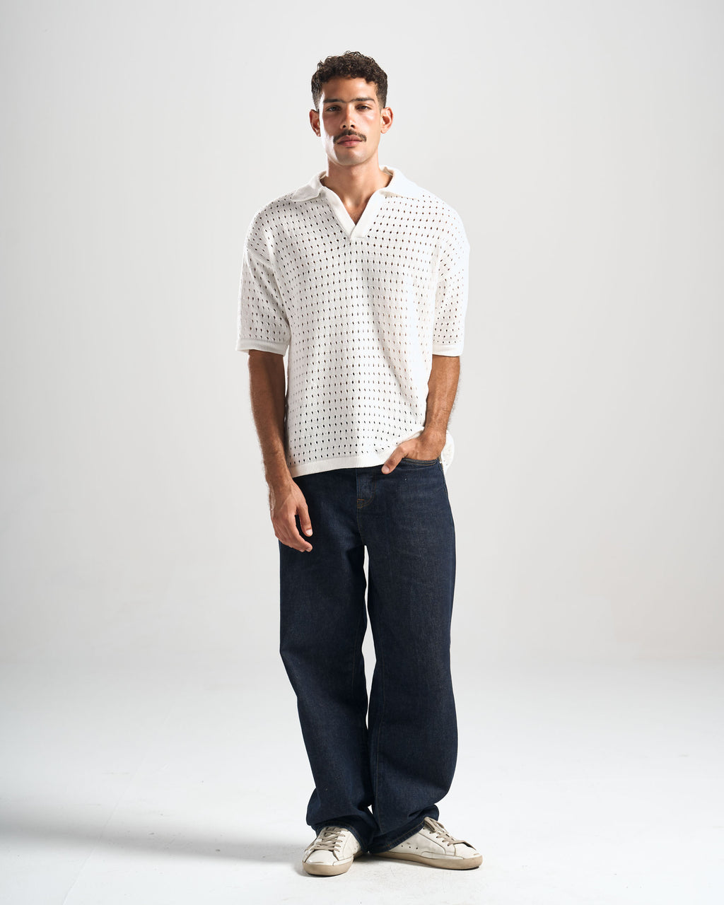 White Breezeway Knit Shirt
