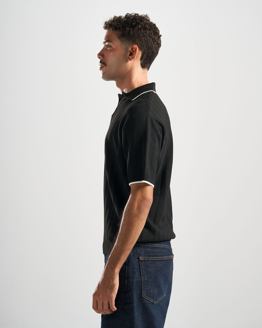 Black Riviera V Polo