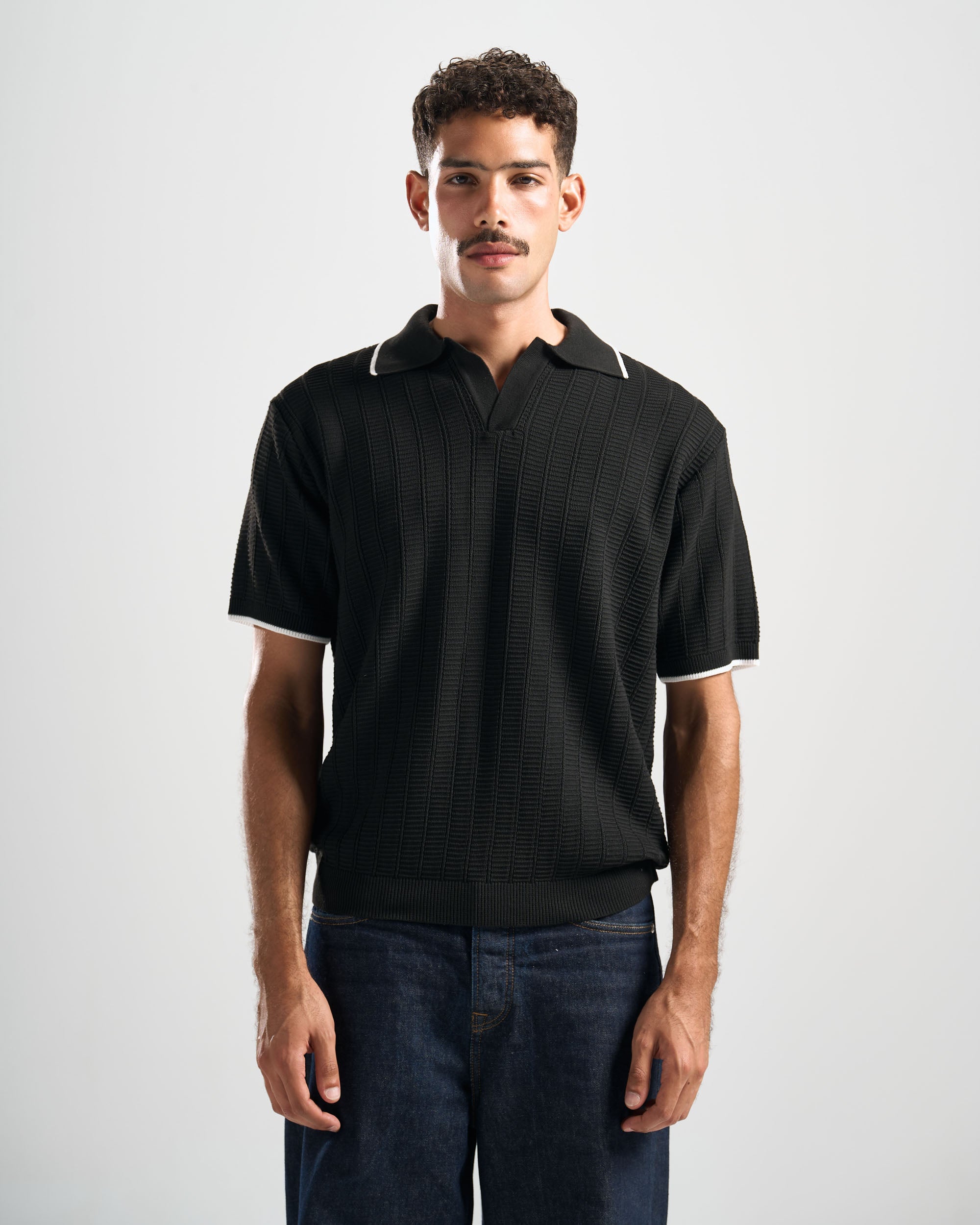 Black Riviera V Polo