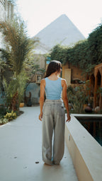 BABY BLUE SCULPT CORSET TOP