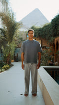 XC WASHED GREY OVERSIZED TEE
