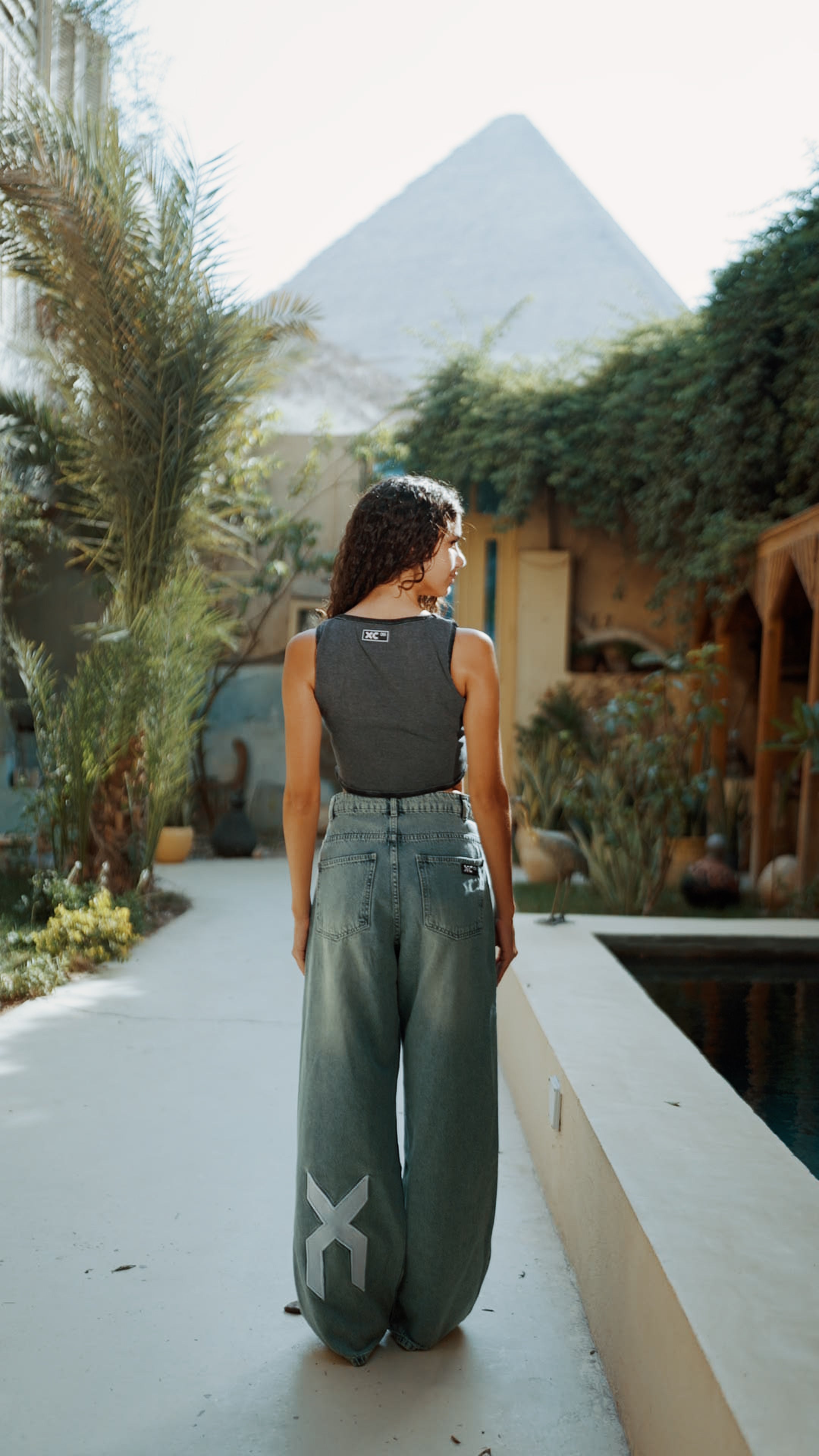 WASHED CORSET TOP XC INFINITY