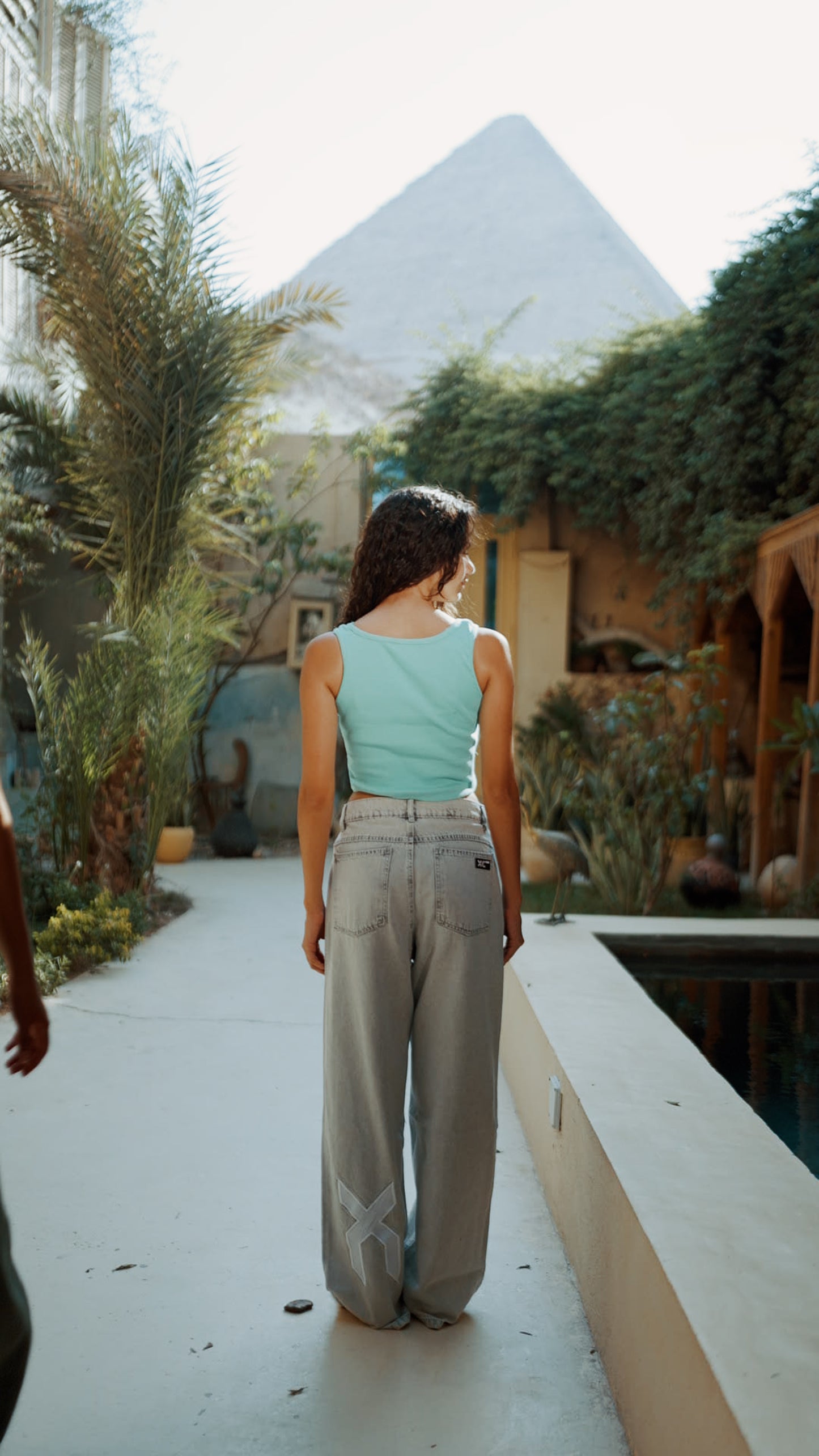 TURQUOISE SCULPT CORSET TOP