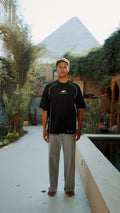 XC JET BLACK OVERSIZED TEE