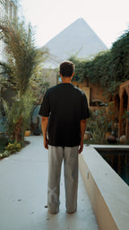 XC JET BLACK OVERSIZED TEE