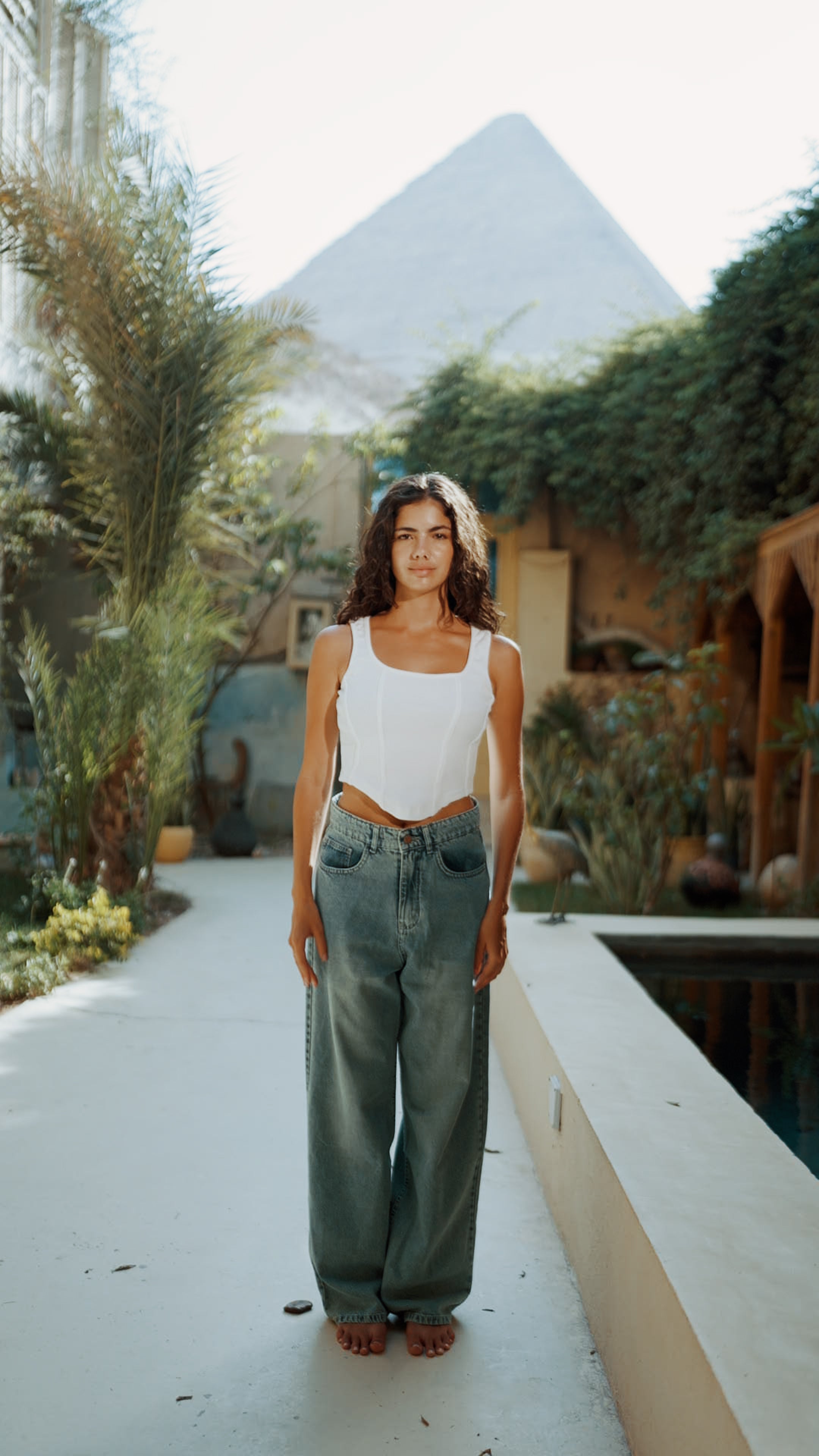 WHITE SCULPT CORSET TOP