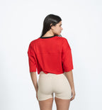 Red Cropped Jersey