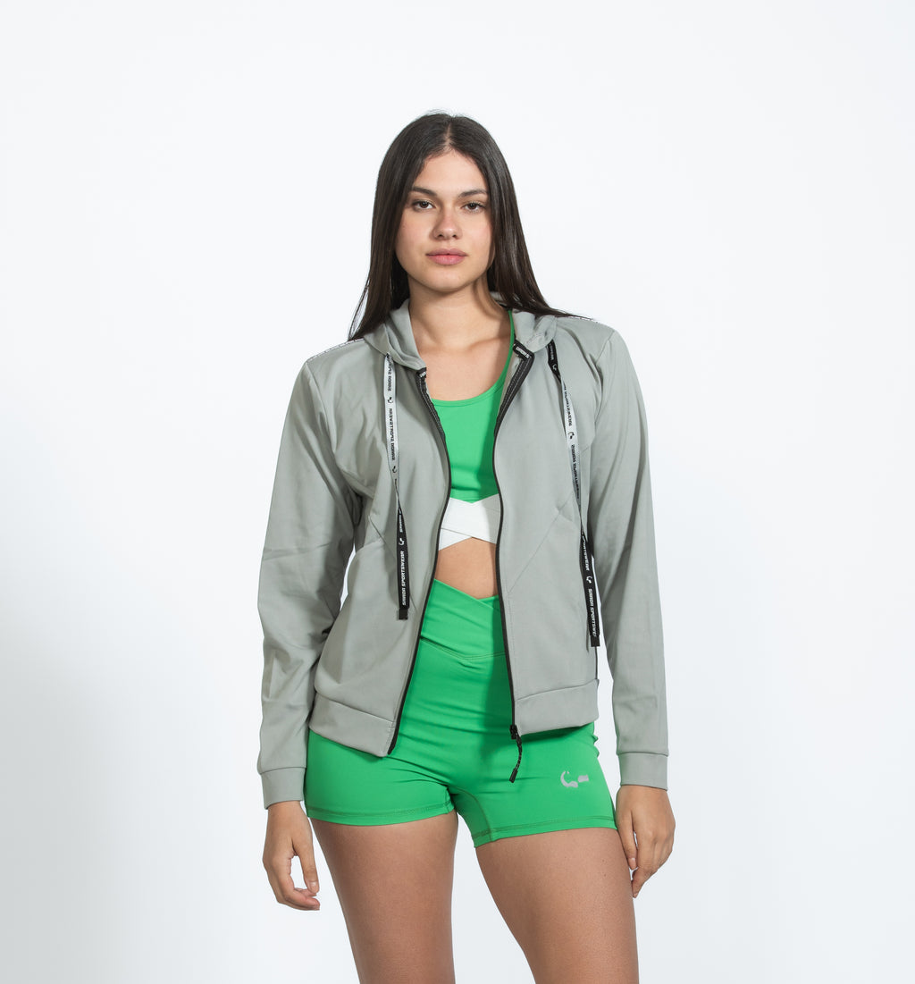 Silver Grey Meshback Jacket