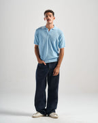 Baby Blue Riviera V Polo