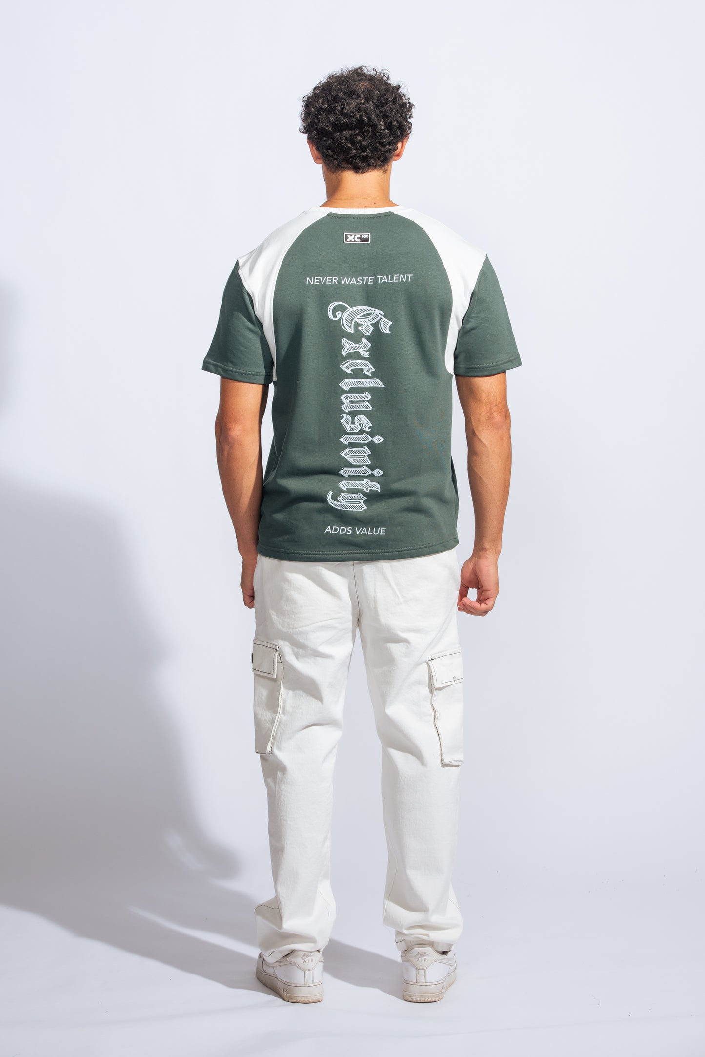 GREEN X WHITE SHIKAZ TEE XC 50