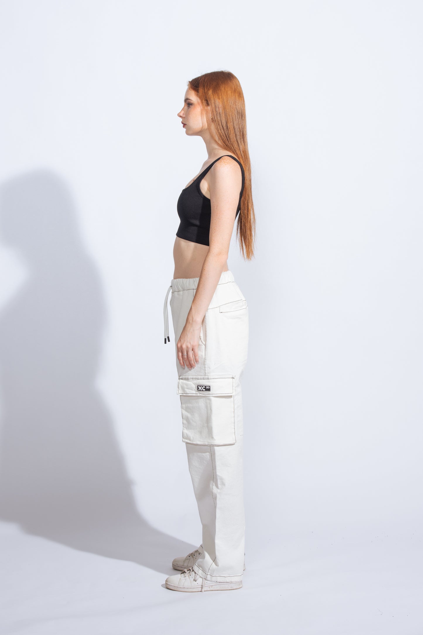 White Cargo Pants XC INFINITY