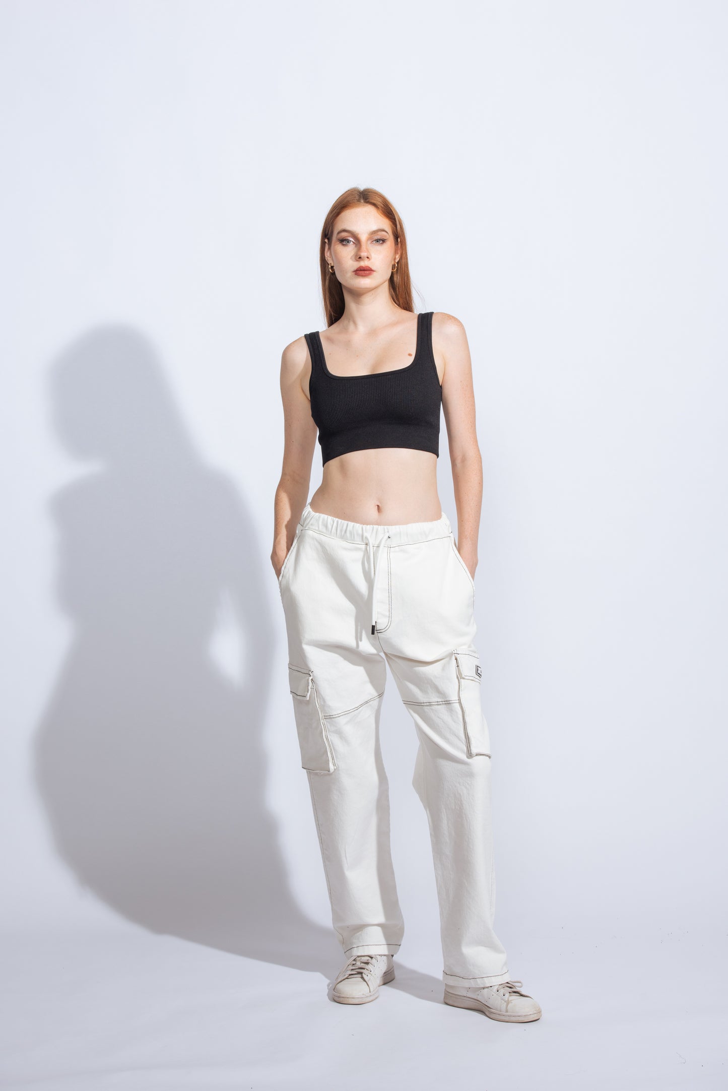 White Cargo Pants XC INFINITY