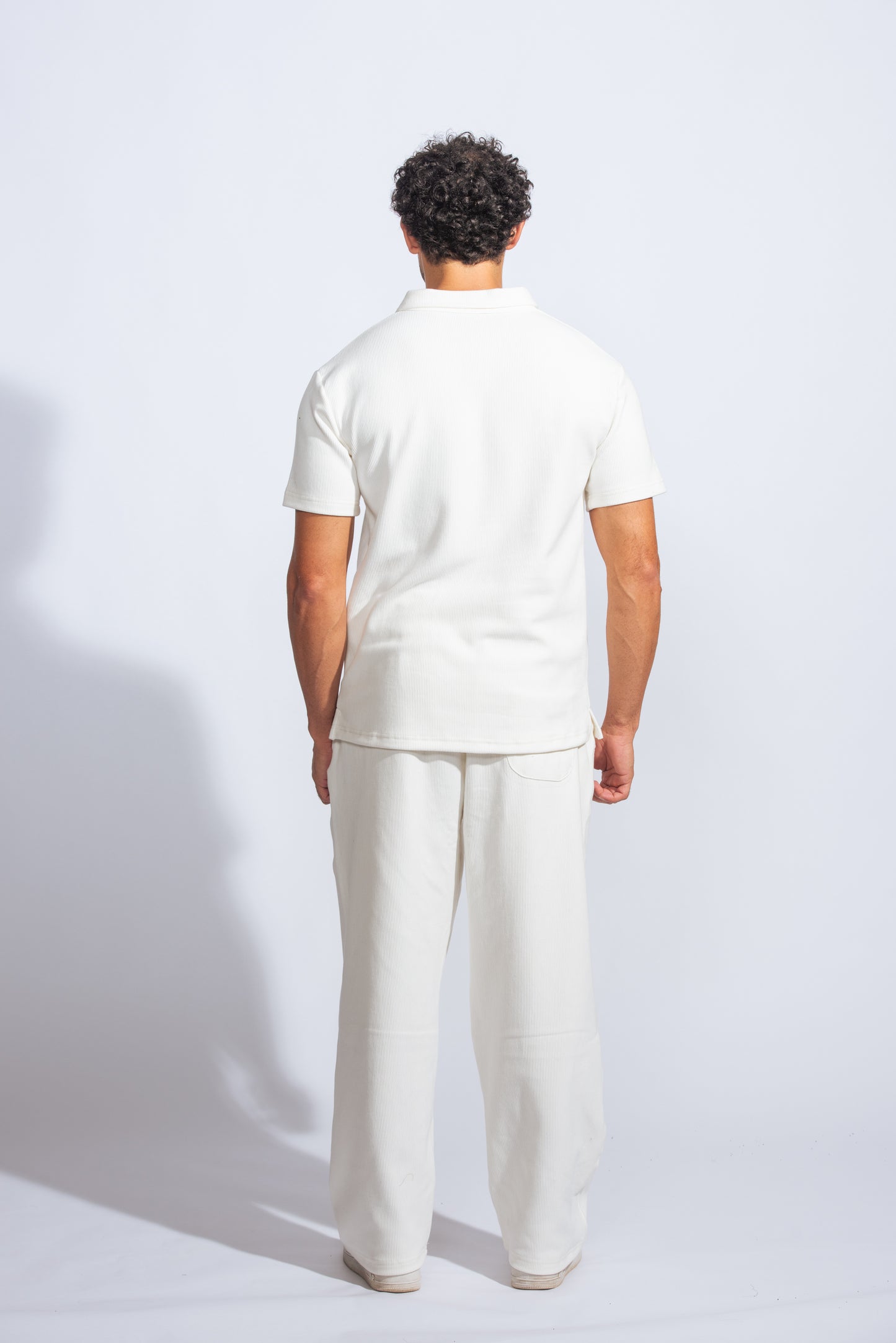 PLEATED WHITE PANTS INFINITY