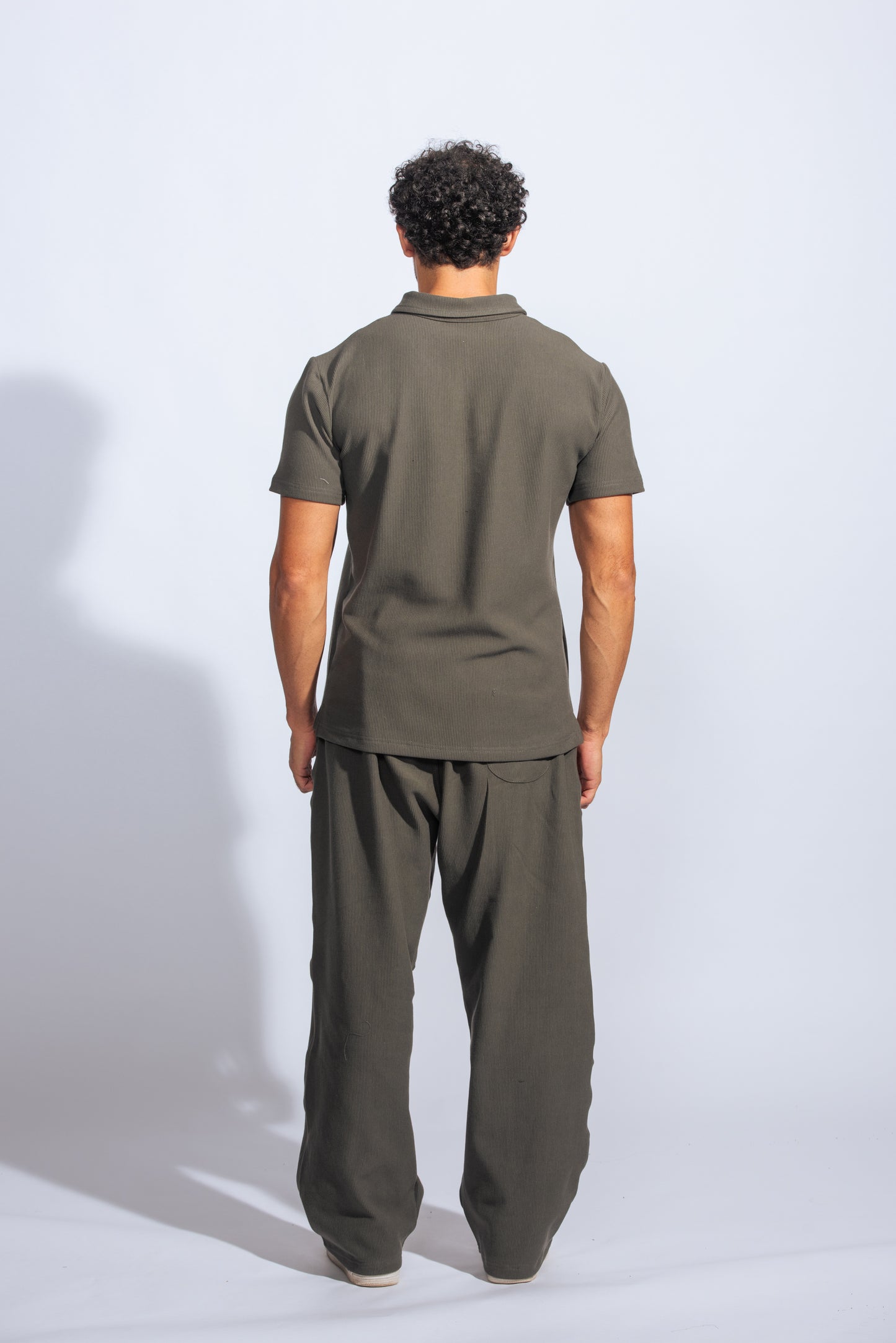 PLEATED OLIVE PANTS INFINITY