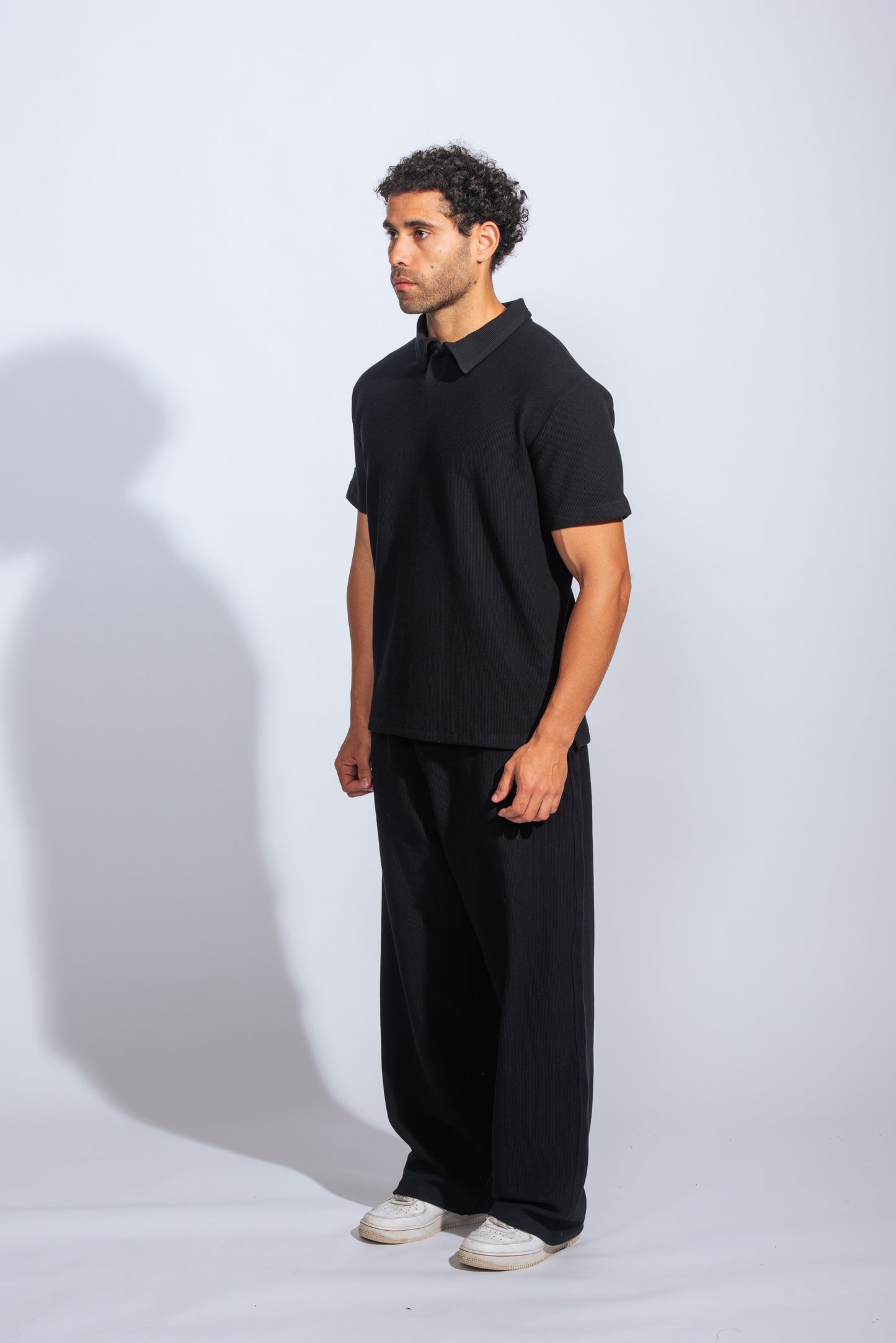 PLEATED BLACK PANTS INFINITY