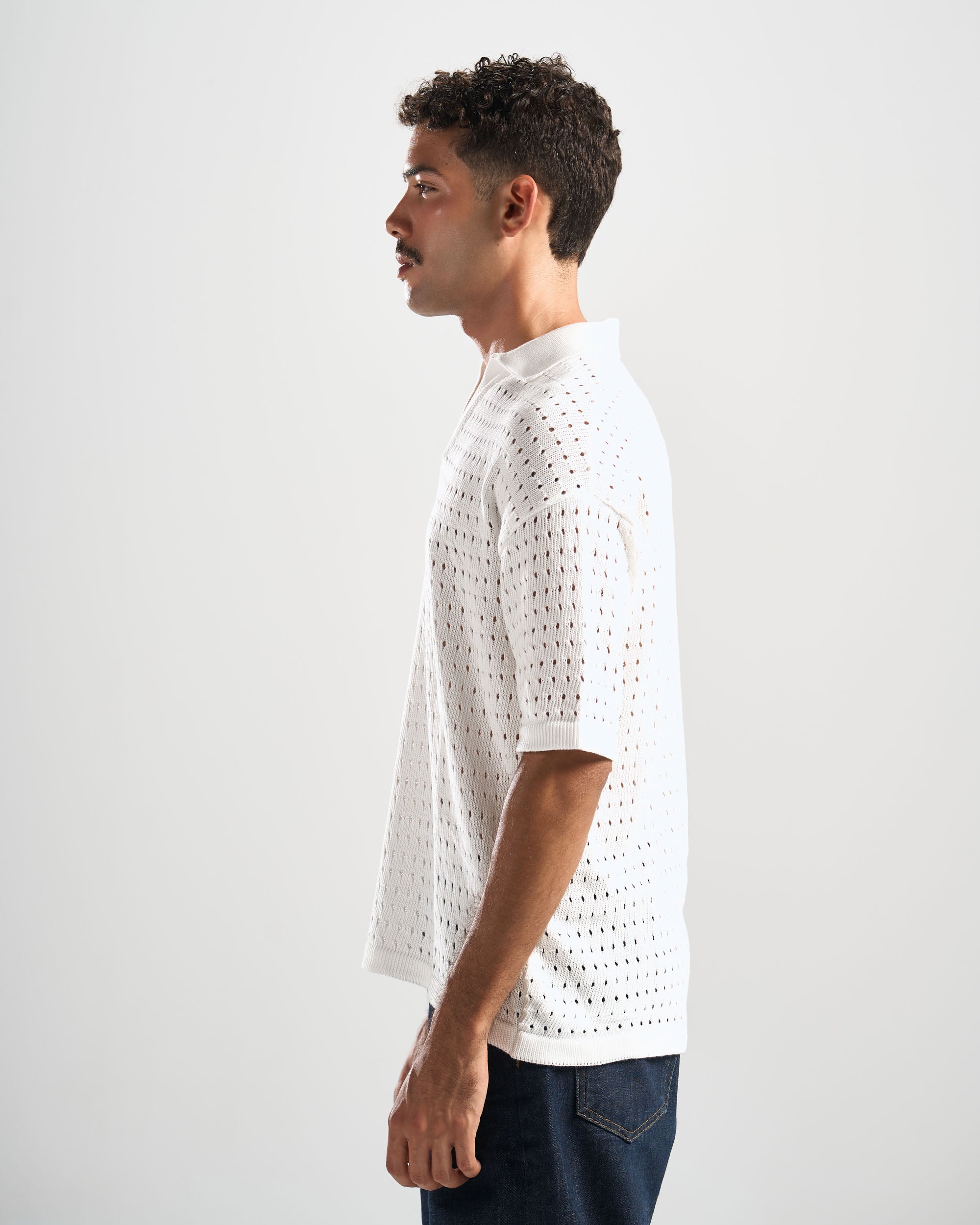 White Breezeway Knit Shirt
