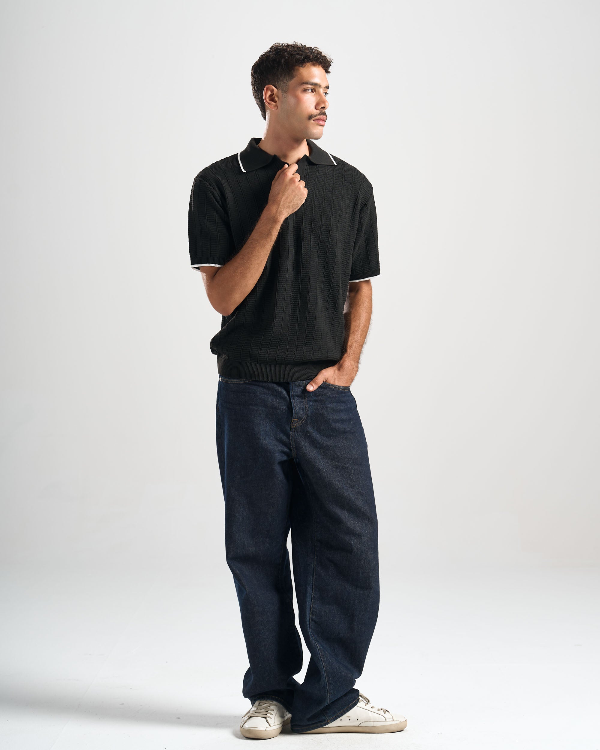 Black Riviera V Polo