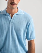Baby Blue Riviera V Polo
