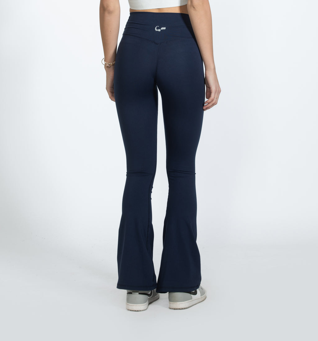 Navy Blue Criss Cross Yoga Pants